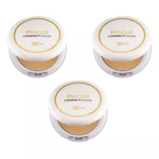 Kit C/3 Ensolei Compact Color Profuse Fps 50 Base Facial 10g