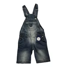 Jardineira Jeans Ou Sarja Macacão Infantil Masculina 