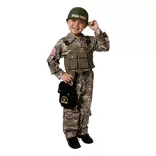 Disfraz Del Ejército De Estados Unidos Para Niños, Disfraz D