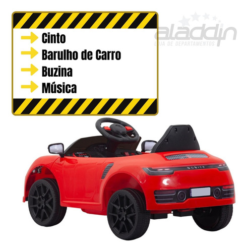 Mini Carro Infantil Elétrico Controle Remoto Som - Winner Sales