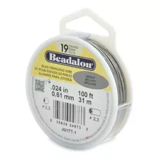 Beadalon 19-strand 0,024 (0,61 Mm) De 100 Pies (30,5 M) Bri