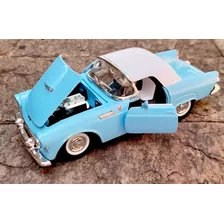 Miniatura Ford Thunderbird 1955 Azul Claro 1:34