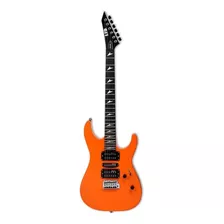 Guitarra Eléctrica Ltd Exclusives Mt-130 De Tilo Orange Con Diapasón De Palo De Rosa