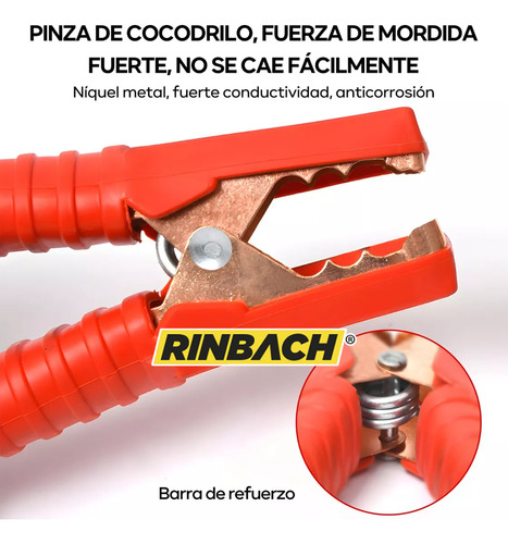 Cables Pasa Corriente Rinbach Para Chevrolet Chevy 2004 Foto 4