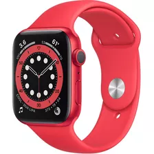 Pulseira Esportiva De Alumínio Gps De 44 Mm Para Apple Watch Series 6 | Cor Da Caixa Em Estoque: Vermelha