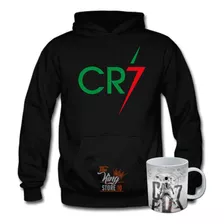 Poleron, Cr7, Cristiano Ronaldo, + Taza, Xxxl, Thekingstore10