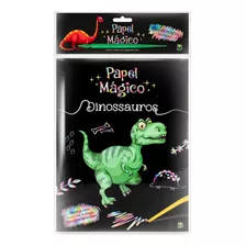  Livro De Colorir Infantil Rabisco Mágico Dinossauros, De Brijbasi Art Press Ltd. Série Rabisco Mágico Editora Todolivro