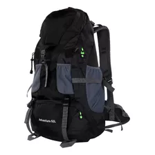 Mochila Negra Para Ciclismo Número 12, 50 Litros, Impermeabl