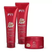 Kit Liso Fácil - Shampoo, Condicionador E Máscara Fit