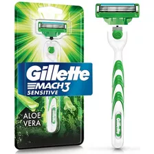 Aparelho De Barbear Mach3 Sensitive + 1 Carga Gillette