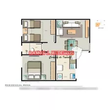 Vendo/financio Minha Casa Minha Vida Apartamento Terceiro Andar 2 Quartos 51m² Bairro Tony Lagoinha Na Gbhte Mg
