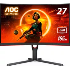 Aoc Gaming Cq27g3s Monitor Curvo Qhd 2k 165hz 1ms G-sync