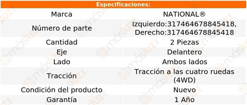 2- Mazas Delanteras Ford Explorer Sport Trac 01/05 National Foto 3