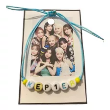 Pulsera Kep1er Kpop Cubos Letras Ajustable Idols