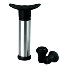 Set Vino Bomba Vacio Acero 2 Tapon Oferta