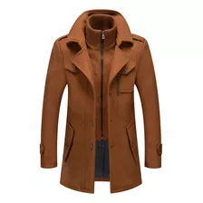 Chaqueta Gruesa De Abrigo De Lana Para Hombre Chamarras