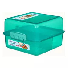 Contenedor Lunchera Hermetico Cube Sistema Sandwich Vianda