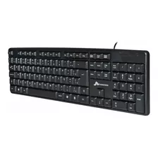 Teclado Preto Cabo Usb 1.5m Padrão Abnt2 Ptbr Monocron 8236