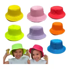 Chapéu Infantil Boné Bucket Hat Criança Fator Uvb E Uva