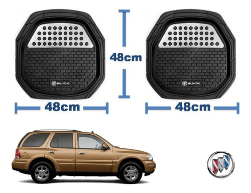 Tapetes 3d Logo Buick + Cubre Volante Rainier 1993 A 2005 Foto 5