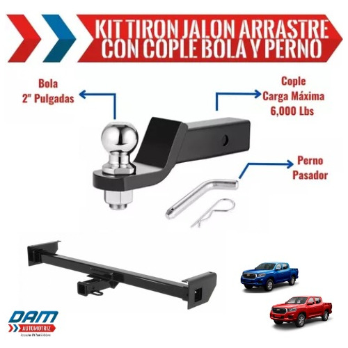 Kit Tiron Jalon Arrastre Chevrolet S10 2021 A 2023 Big Copl. Foto 5