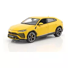 Miniatura Carro Lamborghini Urus - Amarela - 1:18 - Burago