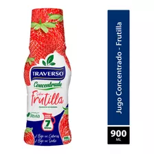 Jugo Concentrado Traverso - Sabor Frutilla 900ml