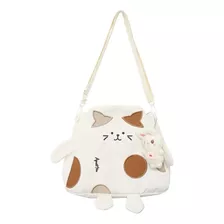 Bolsa De Hombro Gato Cute Botón Imantado Varios Colores Lz