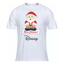 Camisetas Navideñas Papa Noel Muñeco Nieve Pinguino Reno X 1