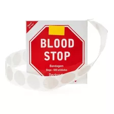 Curativo Blood Stop Redondo Pacote Com 500 Unidades