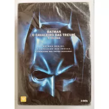 Box Dvd Batman O Cavaleiro Das Trevas - Trilogia Lacrado 