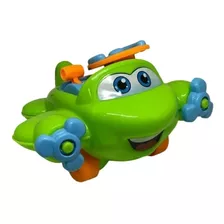 Brinquedo Infantil Aviao Colorido Baby Plane Crec Crec