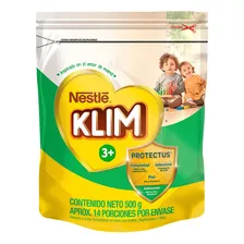 Leche Klim 3+(3-5años) Fortilearn Bolsa X 500gr