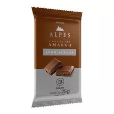 Salware Chocolate Alpes Amargo 72% Cacau Zero 25g Dp 16un