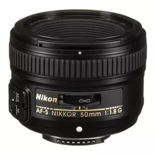 Lente Nikon 50mm F/1.8g Af-s - Nova
