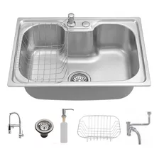 Cuba Pia Cozinha Gourmet Aço Inox 50x40 Acessórios