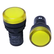 Indicador Luz Piloto 22mm Industrial Amarillo Maxtech 