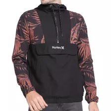 Jaqueta Hurley Windbreaker Sublime Masculina Vermelho/preto