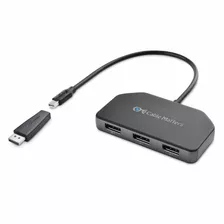 Cable Matters Triple Monitor 4k Displayport 1.4 Splitter