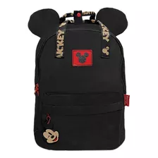 Mochila Costa Juvenil Mickey Mouse Bmk78650 - Luxcel Preto