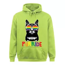 Sudadera Con Capucha Purride, Lgbt, Gay Pride, Cat Lover Cat