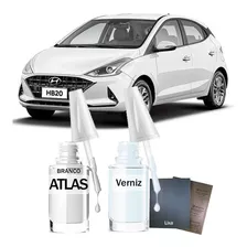 Tinta Tira Risco Hyundai Hb20s Evolution 2021 Branco Atlas