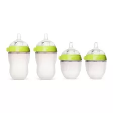 Comotomo Baby Bottles Baby Feeding Green Pack 4 Dos Botellas