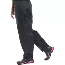 Calça De Chuva Em Nylon 100% Impermeável Feminina Motoqueira