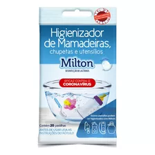 Kit 9 Cartelas Milton P/ Higienização De Mamadeira Chupeta