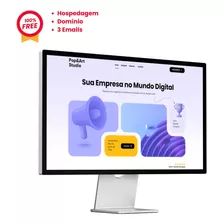 Site Para Empresas - Hospedagem E Domínio Grátis Por 1 Ano