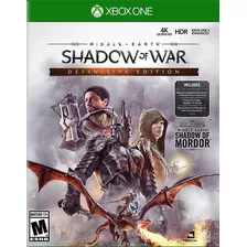 Shadow Of War Edição Definitiva Xbox One