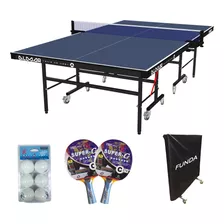 Mesa De Ping Pong Almar C18 Con Accesorios | Combo N°3