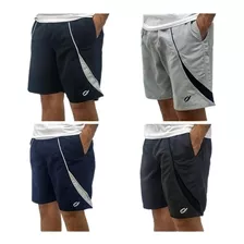 Kit 3 Shorts Masculino Leve Corrida Passeio Treino Elastico