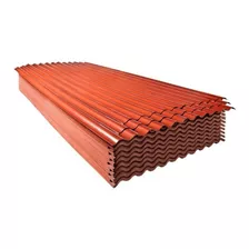 Lamina Techo Roja Polipropileno Techolit Equivalente Al Pvc